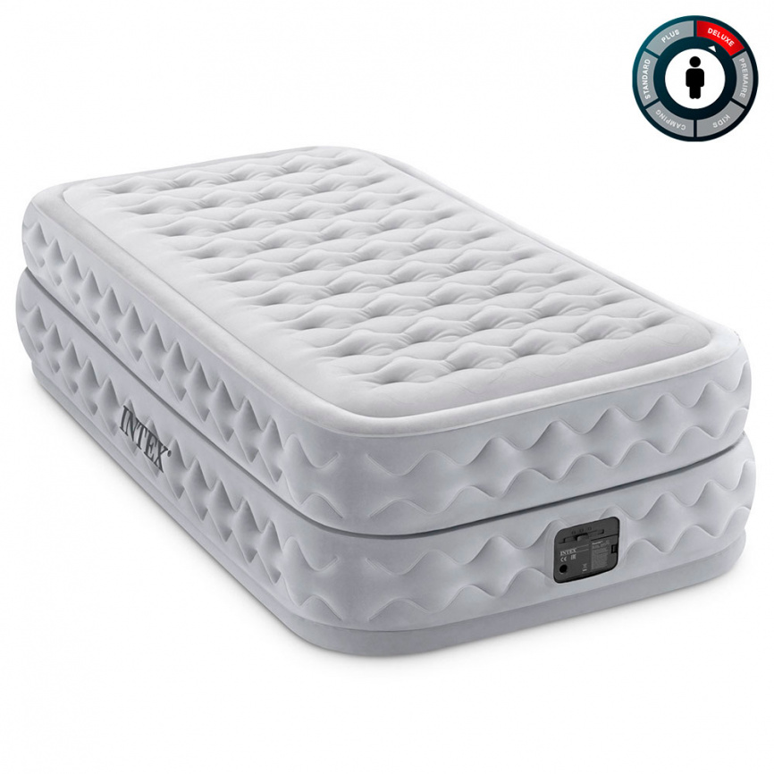 Надувная кровать Supreme Air-flow Bed 99х191х51см, встроенный насос 220V фото 5