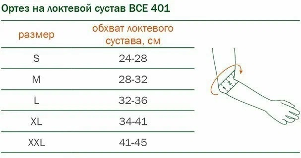 Ограничитель на локтевой сустав BCE 401 M ORTO Professional  фото 4
