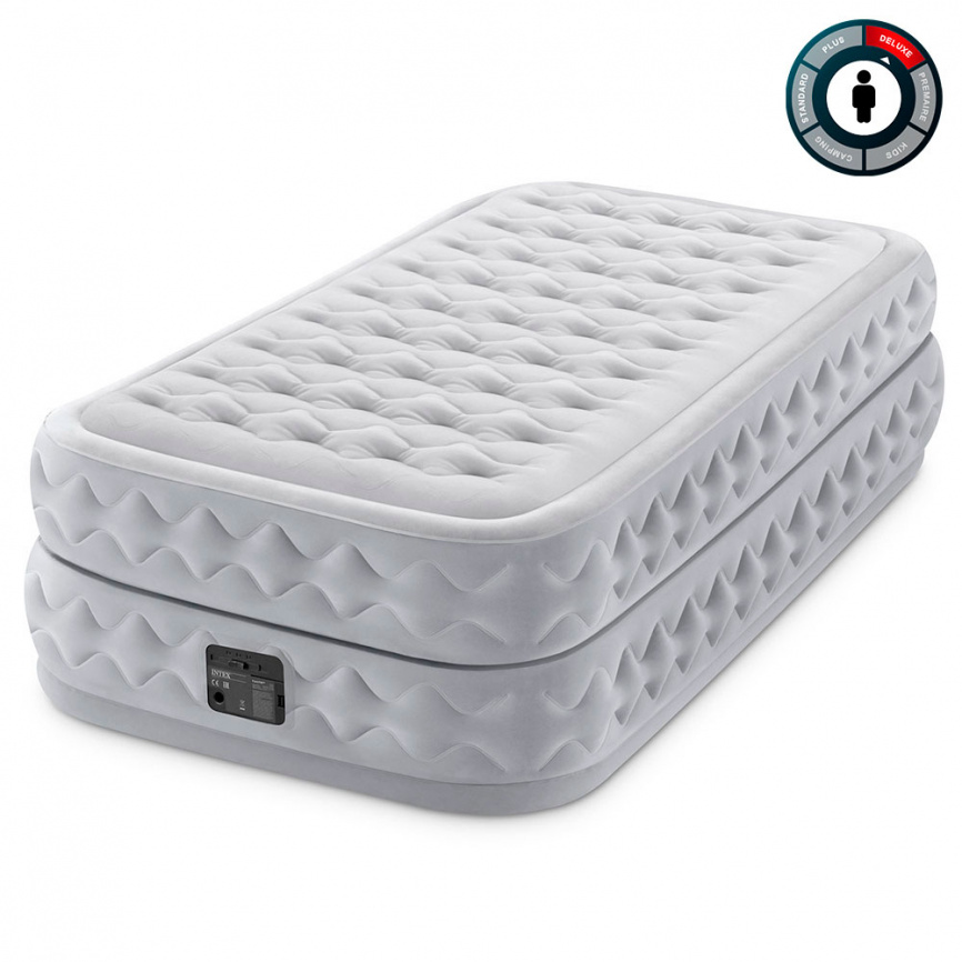 Надувная кровать Supreme Air-flow Bed 99х191х51см, встроенный насос 220V фото 3